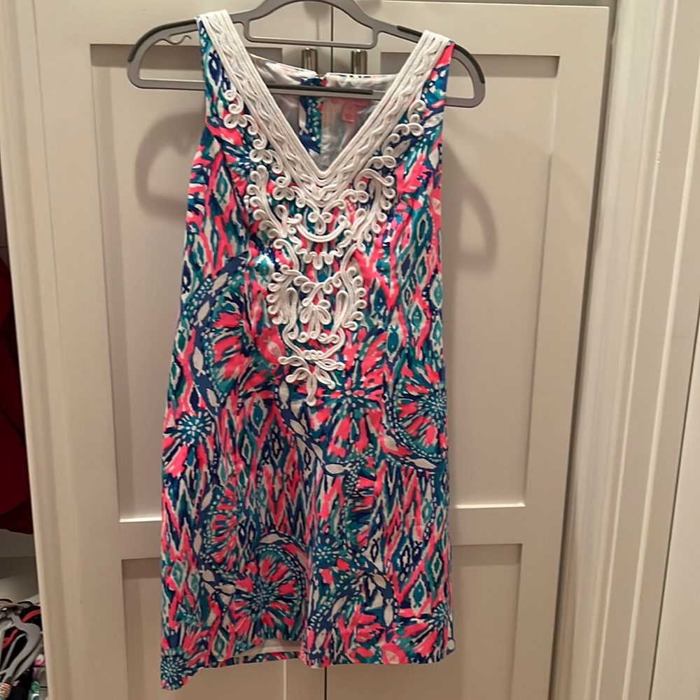 Lilly Pulitzer Gabby Shift—Tiki Pink —Shake it up